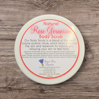 Rose Geranium Body Scrub