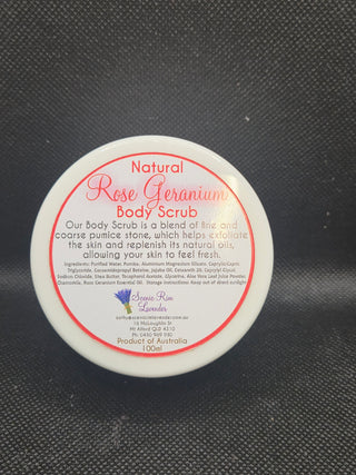 ROSE GERANIUM BODY SCRUB- 100ML