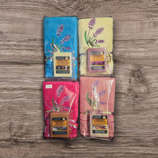 Embroided washers with Soap